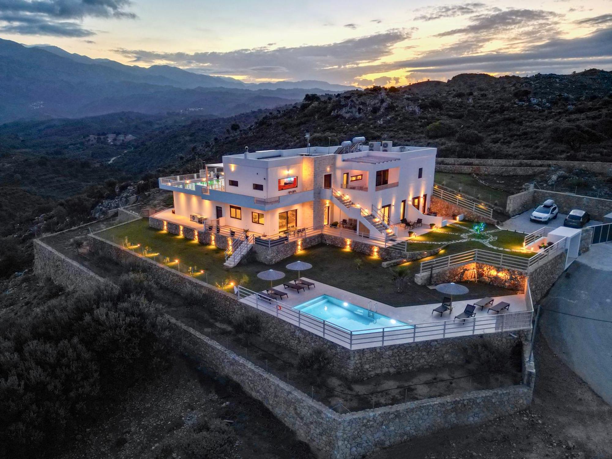 Villa D'Anvers - Luxury Holiday Resort Soúda Buitenkant foto
